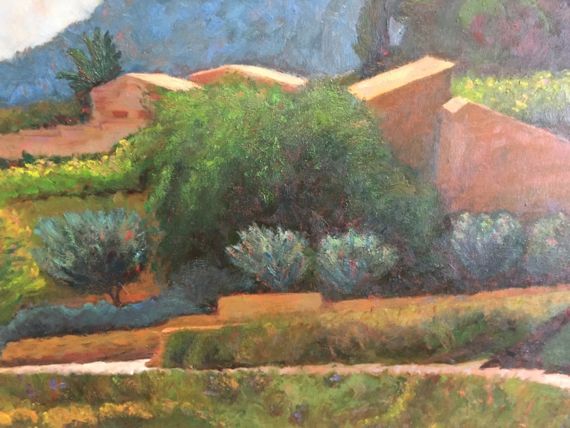 French Countryside II by artist Sandra Farrell